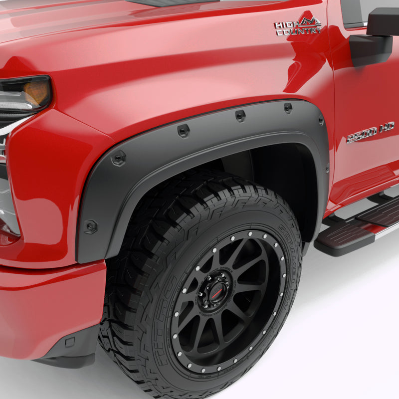 EGR 20-23 Chevrolet Silverado 2500Hd Traditional BoltOn Look Fender Flares w/Black-Out Bolt Kit Set EGR 20-23 Chevrolet Silverado 2500Hd Traditional BoltOn Look Fender Flares w/Black-Out Bolt Kit Set