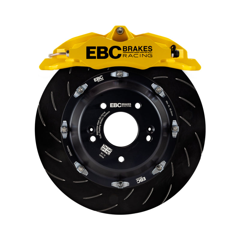 EBC Racing 12-21 Subaru BRZ/Toyota GT86 Yellow Apollo-4 Calipers 330mm Rotors Front Big Brake Kit EBC Racing 12-21 Subaru BRZ/Toyota GT86 Yellow Apollo-4 Calipers 330mm Rotors Front Big Brake Kit