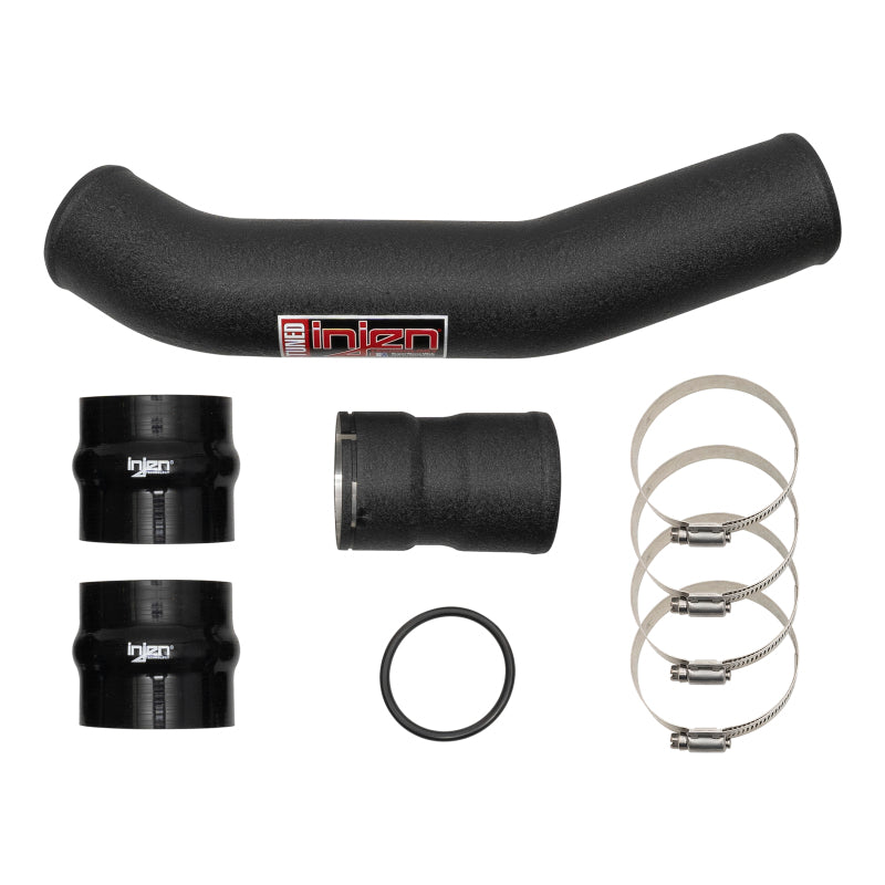 Injen 17-22 Ford F250/F/350/F-450/F-550 V8-6.7L Turbo Diesel Wrnkl Blk Intercooler Hot Side Piping Injen 17-22 Ford F250/F/350/F-450/F-550 V8-6.7L Turbo Diesel Wrnkl Blk Intercooler Hot Side Piping