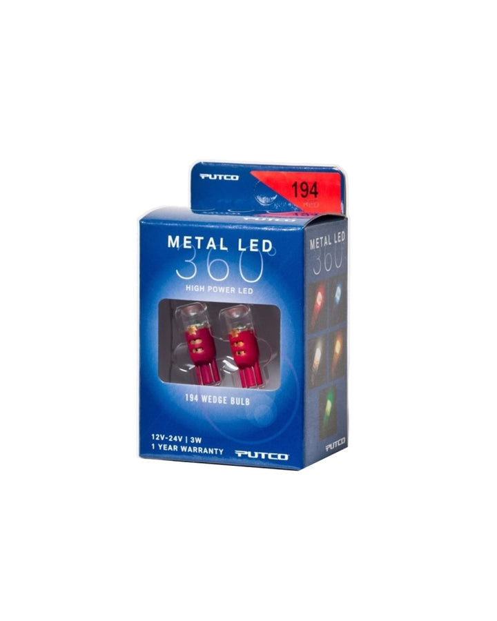 Putco 194 - Red Metal 360 LED Putco 194 - Red Metal 360 LED