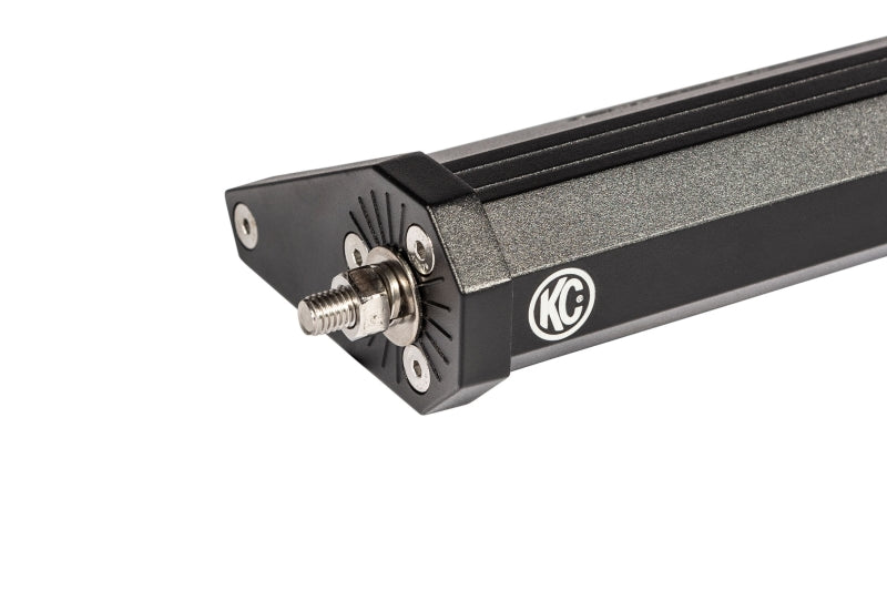 KC HiLiTES Jeep JK 50in. Overhead Xross Bar Light Mount (Bar Only/Req. Mount Brackets) - Black KC HiLiTES Jeep JK 50in. Overhead Xross Bar Light Mount (Bar Only/Req. Mount Brackets) - Black