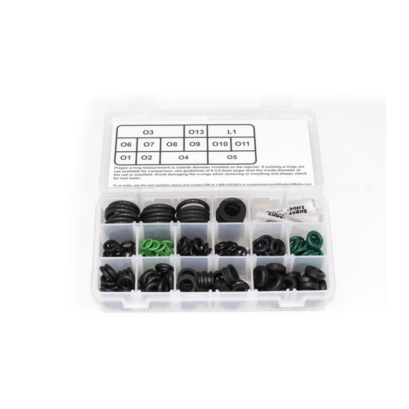 Deatschwerks Sport Compact / Euro Injector O-Ring Kit (230 Pieces) Deatschwerks Sport Compact / Euro Injector O-Ring Kit (230 Pieces)