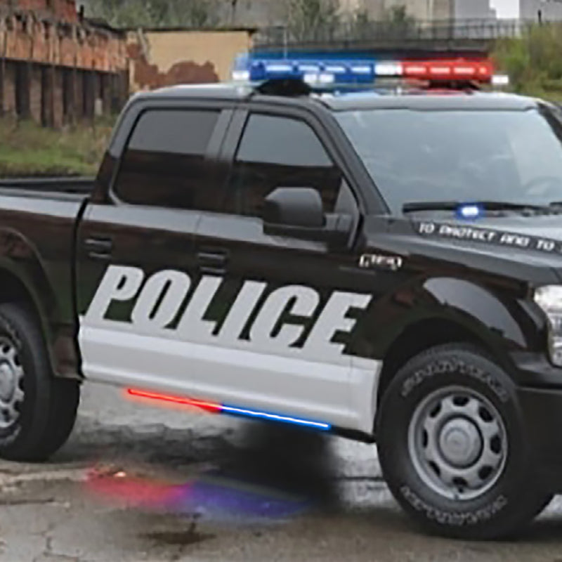 Putco 15-23 Ford F-150 Blade Rocker Kits Sideliners - Amber/White Putco 15-23 Ford F-150 Blade Rocker Kits Sideliners - Amber/White