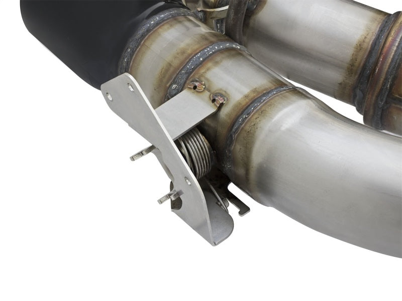 aFe MACHForce XP 3in 304 SS Cat-Back Dual Exhaust w/ Black Tips 16-17 Chevy Camaro SS V8-6.2L aFe MACHForce XP 3in 304 SS Cat-Back Dual Exhaust w/ Black Tips 16-17 Chevy Camaro SS V8-6.2L