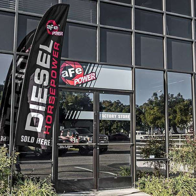 aFe Diesel Horspower Sold Here 12ft x 2.5ft Banner