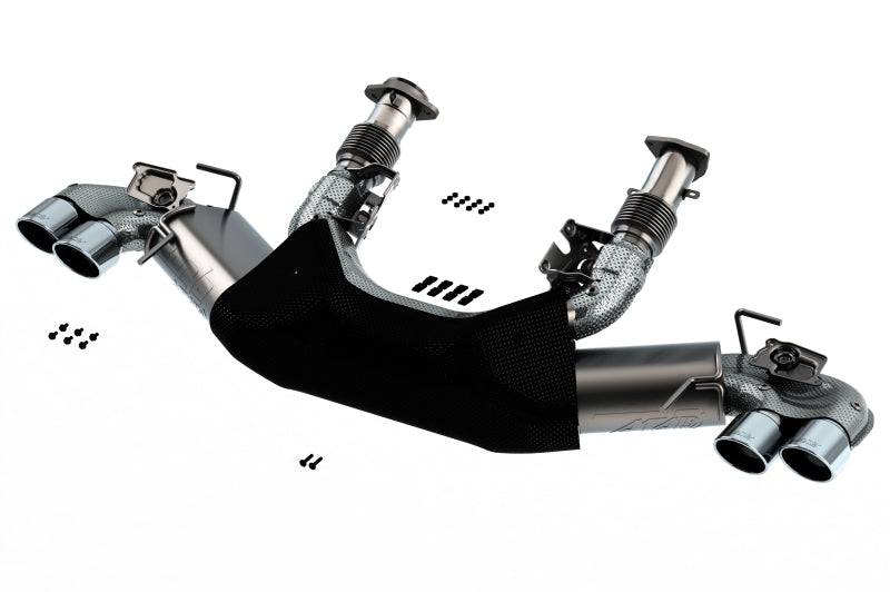 Borla 2020 Chevrolet Corvette C8 6.2L ATAK 3in Exhaust System Dual Round A/C Tips 4inx 4.75in Borla 2020 Chevrolet Corvette C8 6.2L ATAK 3in Exhaust System Dual Round A/C Tips 4inx 4.75in