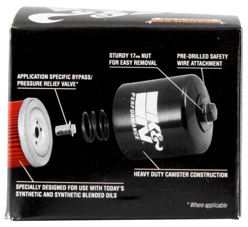 K&N BMW 3.063in OD x 2.156in H Oil Filter K&N BMW 3.063in OD x 2.156in H Oil Filter