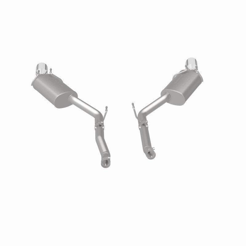 MagnaFlow Axle-Back Stainless Dual Split 4in Polished Tips 10-15 Chevrolet Camaro Convert. 3.6L V6 MagnaFlow Axle-Back Stainless Dual Split 4in Polished Tips 10-15 Chevrolet Camaro Convert. 3.6L V6