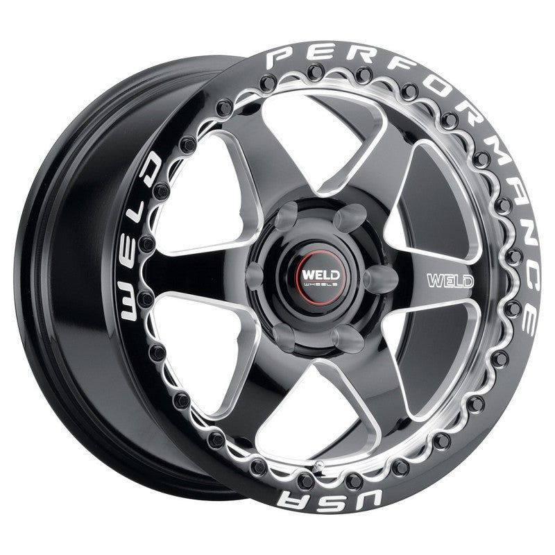 Weld S909 17x10 Ventura 6 Beadlock 6x135 ET42 BS7.25 Gloss BLK MIL DIA 87.1 Weld S909 17x10 Ventura 6 Beadlock 6x135 ET42 BS7.25 Gloss BLK MIL DIA 87.1
