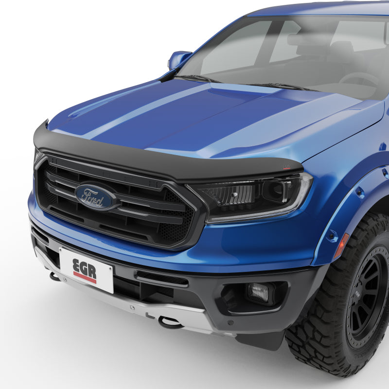 EGR 19+ Ford Ranger Superguard Hood Guard Matte Black EGR 19+ Ford Ranger Superguard Hood Guard Matte Black