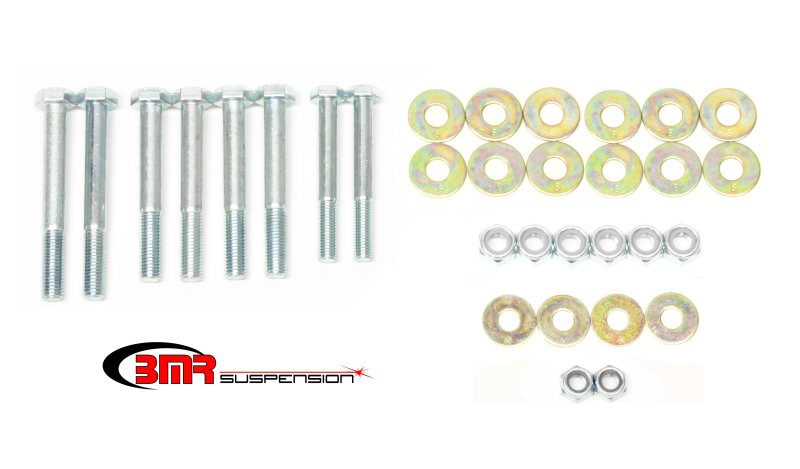 BMR 91-96 B-Body Control Arm Hardware Kit Rear Upper And Lower - Zinc plated BMR 91-96 B-Body Control Arm Hardware Kit Rear Upper And Lower - Zinc plated
