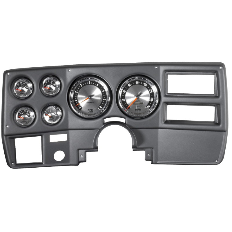 Autometer American Muscle Gauge Kit 6 Pc Chevy Truck/Suburban 73-83 Tach/Mph/Fuel/Oilp/Wtmp/Volt Autometer American Muscle Gauge Kit 6 Pc Chevy Truck/Suburban 73-83 Tach/Mph/Fuel/Oilp/Wtmp/Volt