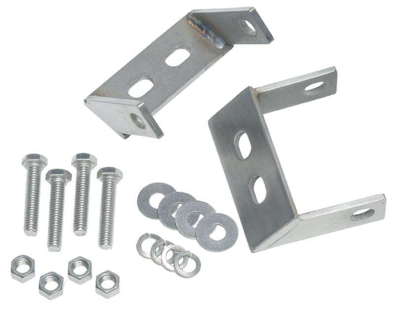 Kentrol 45-86 Jeep CJ Rear Bumper Brackets Pair - Polished Silver Kentrol 45-86 Jeep CJ Rear Bumper Brackets Pair - Polished Silver