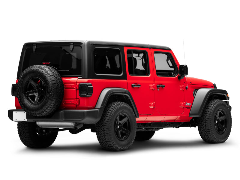 Raxiom 18-22 Jeep Wrangler JL LED Tail Lights- Black Housing (Smoked Lens) Raxiom 18-22 Jeep Wrangler JL LED Tail Lights- Black Housing (Smoked Lens)