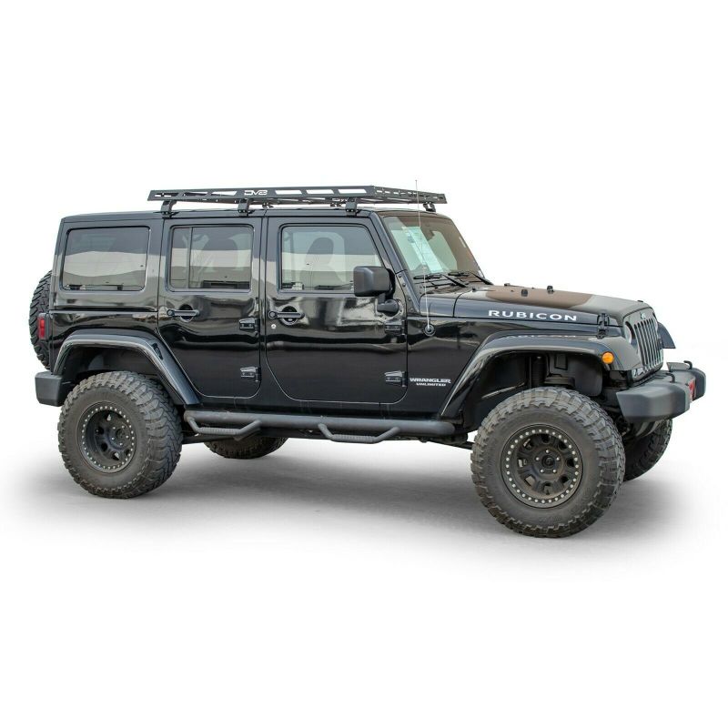 DV8 Offroad 07-18 Jeep Wrangler JK 4 DR / JL 2 DR & JT / 18+ Gladiator Roof Rack DV8 Offroad 07-18 Jeep Wrangler JK 4 DR / JL 2 DR & JT / 18+ Gladiator Roof Rack