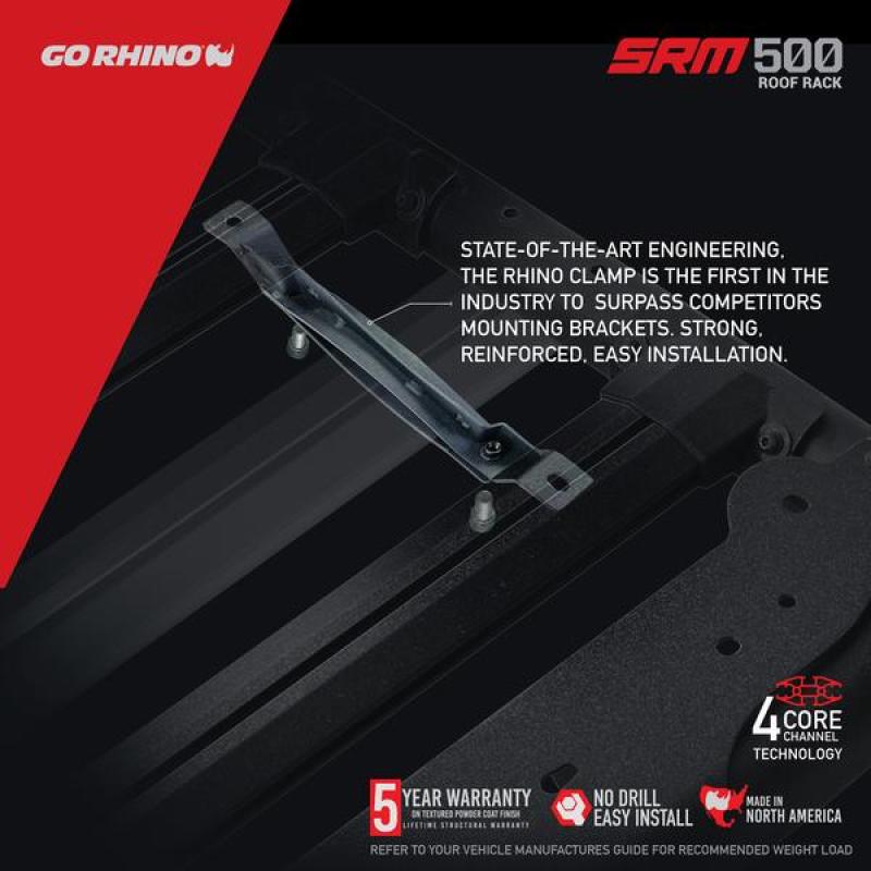 Go Rhino SRM 500 Roof Rack - 75in Go Rhino SRM 500 Roof Rack - 75in