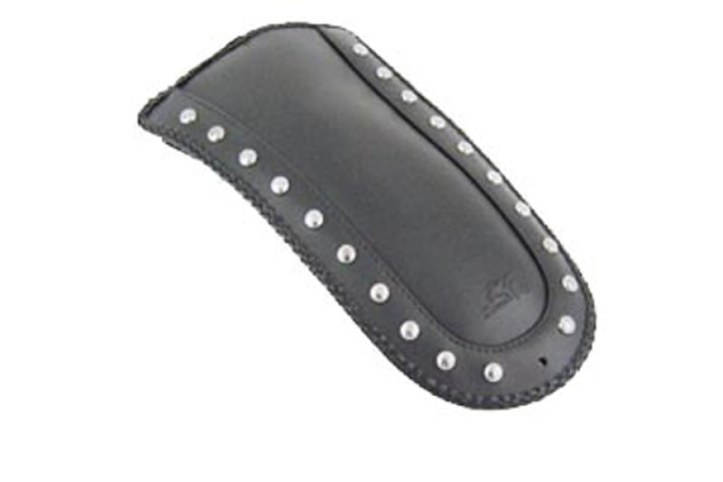 Mustang 04-09 Honda VTX1300 Fender Bib w/Studs - Black Mustang 04-09 Honda VTX1300 Fender Bib w/Studs - Black