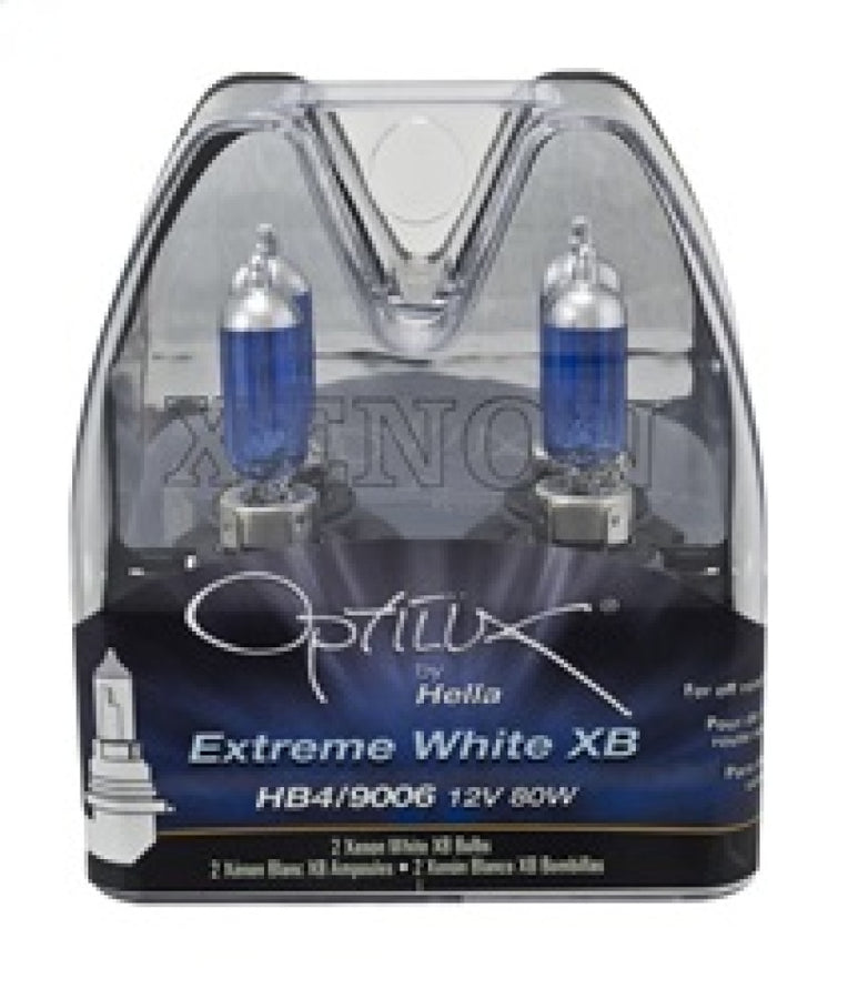 Hella Optilux XB White Halogen Bulbs HB4 12V 80W (2 pack) Hella Optilux XB White Halogen Bulbs HB4 12V 80W (2 pack)