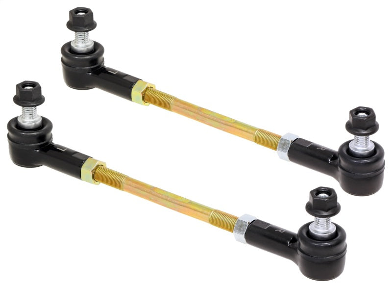 RockJock Adjustable Sway Bar End Link Kit 8 1/2in Long Rods w/ Sealed Rod Ends and Jam Nuts pair RockJock Adjustable Sway Bar End Link Kit 8 1/2in Long Rods w/ Sealed Rod Ends and Jam Nuts pair
