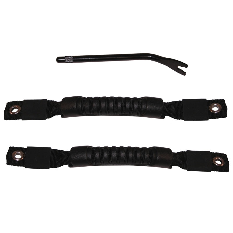 Rugged Ridge Door Pull Straps Black 97-06 Jeep Wrangler Rugged Ridge Door Pull Straps Black 97-06 Jeep Wrangler