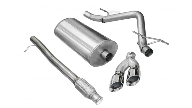 Corsa 2010-2013 Chevrolet Silverado Crew Cab/Short Bed 1500 4.8L V8 Polished Sport Cat-Back Exhaust Corsa 2010-2013 Chevrolet Silverado Crew Cab/Short Bed 1500 4.8L V8 Polished Sport Cat-Back Exhaust