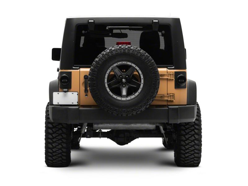 Raxiom 07-18 Jeep Wrangler JK Axial Series Halo LED Tail Lights- Blk Housing (Clear Lens) Raxiom 07-18 Jeep Wrangler JK Axial Series Halo LED Tail Lights- Blk Housing (Clear Lens)
