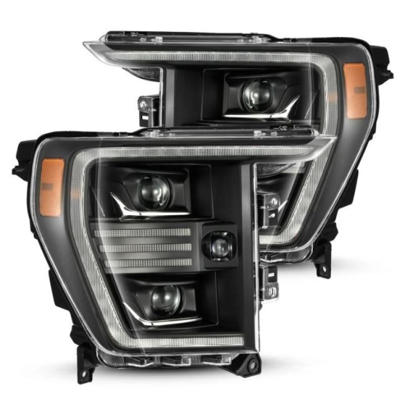 AlphaRex 21-22 Ford F150 PRO-Series Projector headlights Black w/Activ Light/Seq Signal AlphaRex 21-22 Ford F150 PRO-Series Projector headlights Black w/Activ Light/Seq Signal