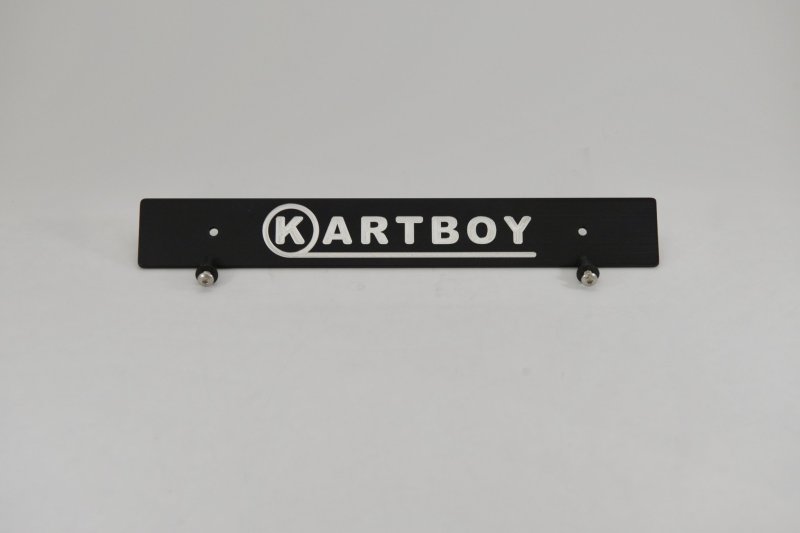Kartboy Subaru License Plate Delete - Kartboy Logo - Black Kartboy Subaru License Plate Delete - Kartboy Logo - Black