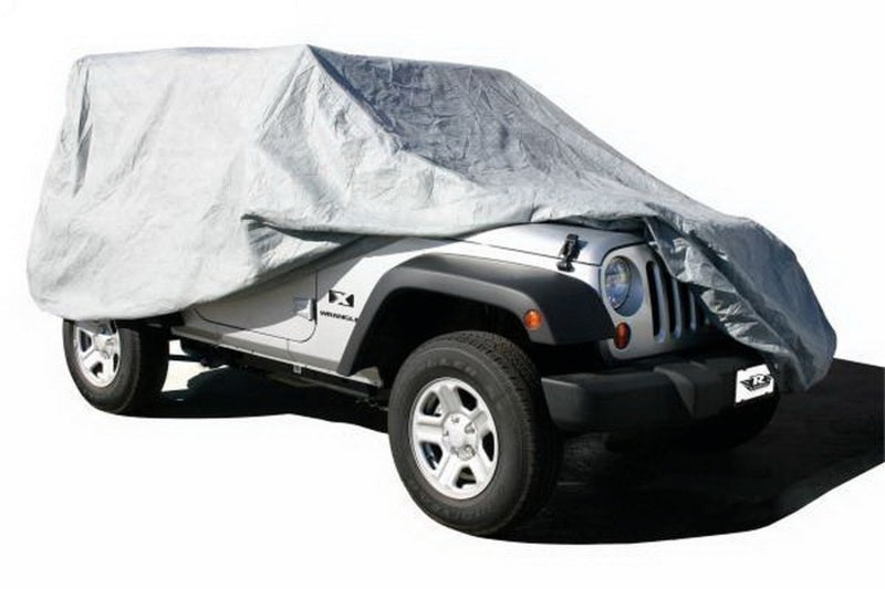 Rampage 2007-2018 Jeep Wrangler(JK) Car Cover - Grey Rampage 2007-2018 Jeep Wrangler(JK) Car Cover - Grey