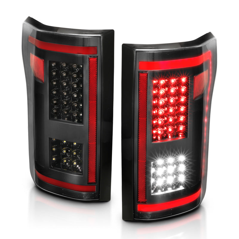 ANZO 15-17 Ford F-150 LED Taillights Black w/ Sequential ANZO 15-17 Ford F-150 LED Taillights Black w/ Sequential