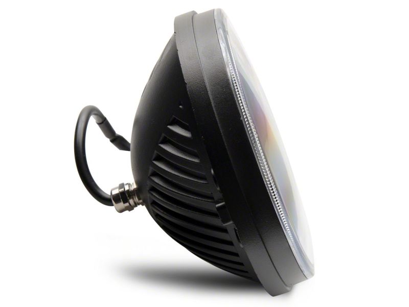 Raxiom 97-18 Jeep Wrangler TJ & JK Axial 7-In LED Headlights w/ DRL - Blk Housing (Clear Lens) Raxiom 97-18 Jeep Wrangler TJ & JK Axial 7-In LED Headlights w/ DRL - Blk Housing (Clear Lens)