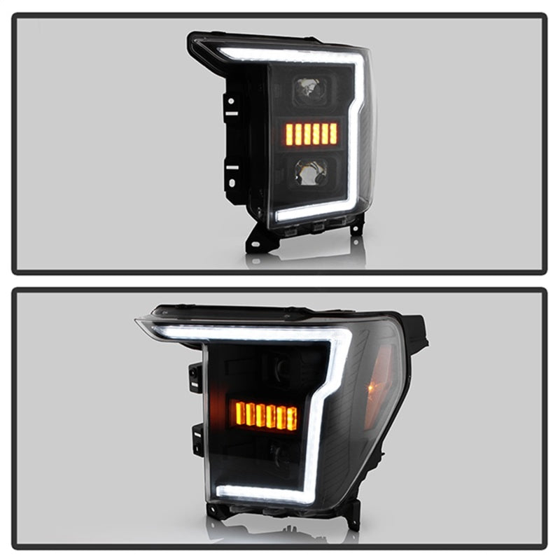 Spyder Signature 20-21 Ford F150(Halogen Model) Proj. Headlights - Black(PRO-YD-FF15021HALSI-SEQ-BK) Spyder Signature 20-21 Ford F150(Halogen Model) Proj. Headlights - Black(PRO-YD-FF15021HALSI-SEQ-BK)