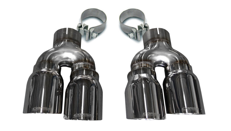 Corsa 16-19 Cadillac ATS 3.6T 4in Inlet / 4in Outlet Twin Polished Tip Kit (For Corsa Exhaust Only) Corsa 16-19 Cadillac ATS 3.6T 4in Inlet / 4in Outlet Twin Polished Tip Kit (For Corsa Exhaust Only)