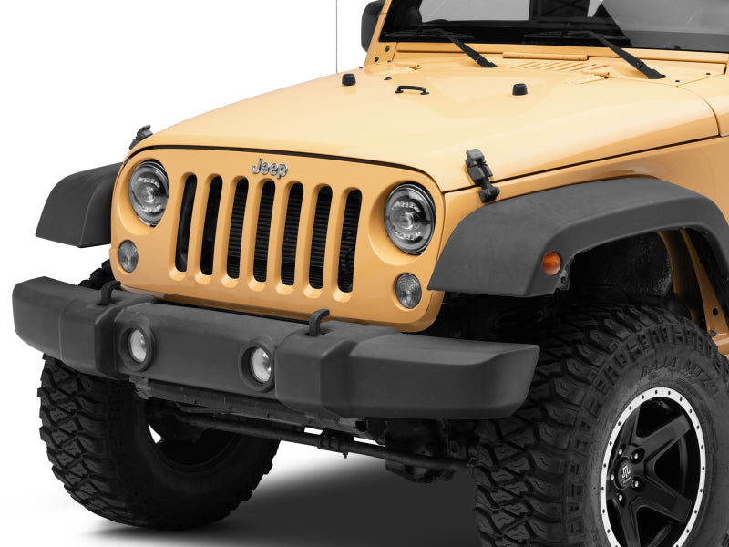 Raxiom 07-18 Jeep Wrangler JK Axial Series LED Headlights- Black Housing (Clear Lens) Raxiom 07-18 Jeep Wrangler JK Axial Series LED Headlights- Black Housing (Clear Lens)