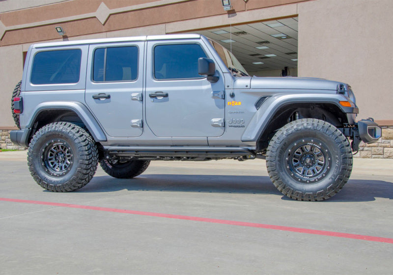 N-Fab RKR Rails 2019 Jeep Wrangler JT 4DR Truck Full Length - Tex. Black - 1.75in N-Fab RKR Rails 2019 Jeep Wrangler JT 4DR Truck Full Length - Tex. Black - 1.75in