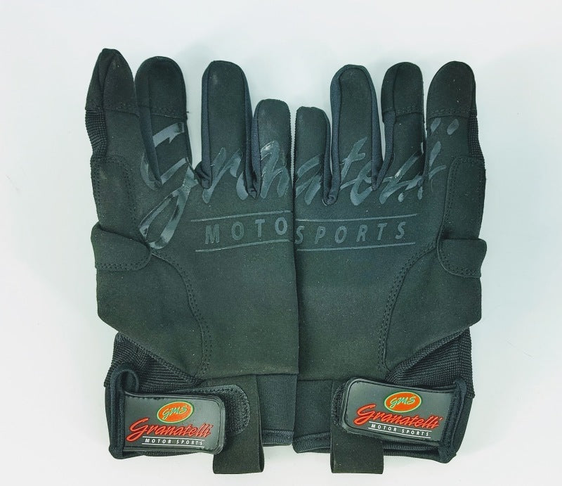 Granatelli Medium Mechanics Work Gloves - Black w/Touch Screen Finger Tips & Granatelli Logo Granatelli Medium Mechanics Work Gloves - Black w/Touch Screen Finger Tips & Granatelli Logo