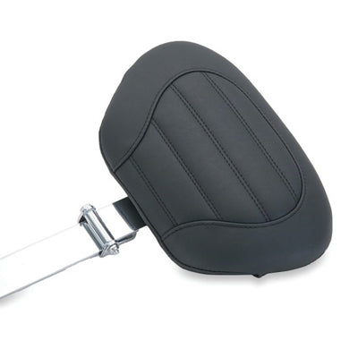 Mustang 15-21 Harley Freewheeler Standard Touring Deluxe Driver Backrest - Black