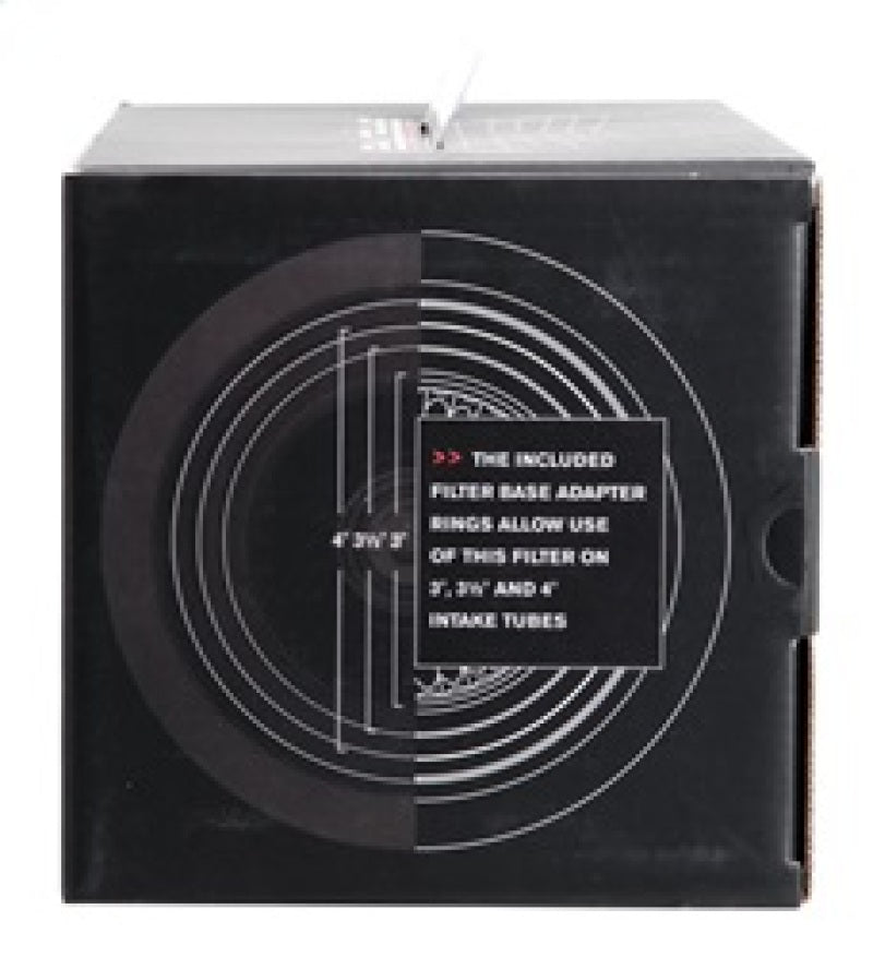 Spectre Adjustable Conical Air Filter 9-1/2in. Tall (Fits 3in. / 3-1/2in. / 4in. Tubes) - Blue Spectre Adjustable Conical Air Filter 9-1/2in. Tall (Fits 3in. / 3-1/2in. / 4in. Tubes) - Blue