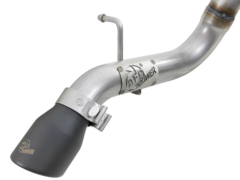 aFe MACH Force-Xp Axle-Back Hi-Tuck Exhaust System w/Black Tip 18-19 Jeep Wrangler (JL) V6 3.6L aFe MACH Force-Xp Axle-Back Hi-Tuck Exhaust System w/Black Tip 18-19 Jeep Wrangler (JL) V6 3.6L