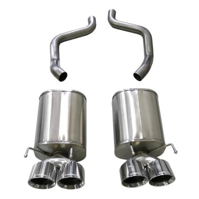 Corsa 2005-2007 Chevrolet Corvette (C6) 6.0L/6.2L Polished Sport Axle-Back Exhaust w/4.5in Tips
