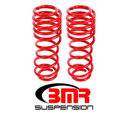 BMR 07-14 Shelby GT500 Rear Handling Version Lowering Springs - Red