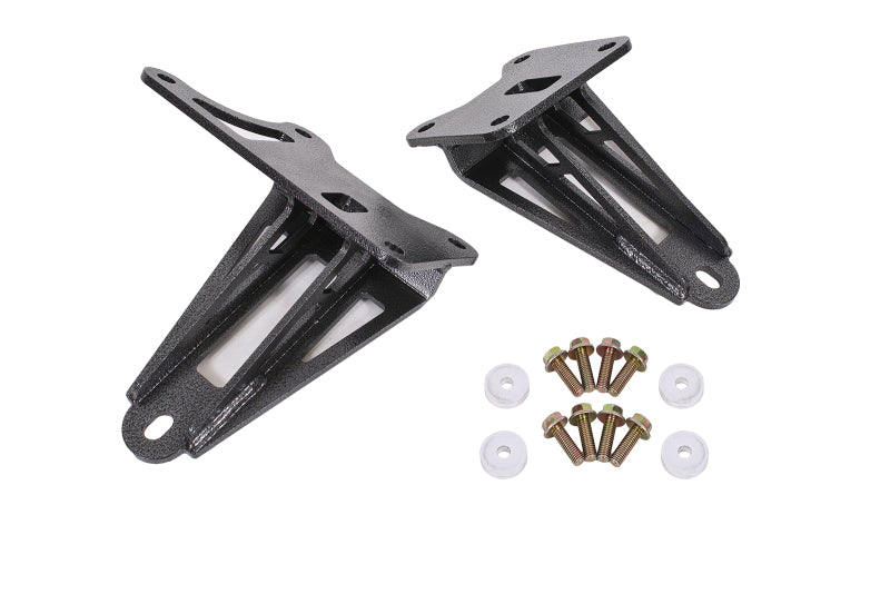 BMR 11-17 S197 Mustang Motor Mount Brackets - Black Hammertone BMR 11-17 S197 Mustang Motor Mount Brackets - Black Hammertone