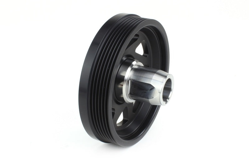 Perrin 19-21 Subaru WRX / 16-18 Forester Lightweight Crank Pulley (FA/FB Engines w/Large Hub) - Blk Perrin 19-21 Subaru WRX / 16-18 Forester Lightweight Crank Pulley (FA/FB Engines w/Large Hub) - Blk