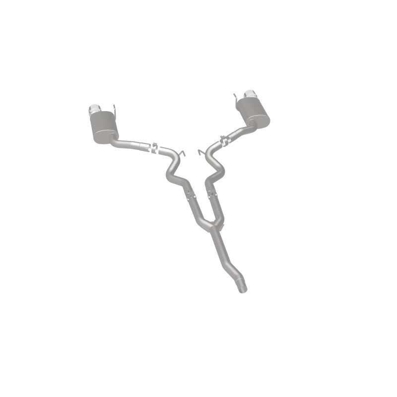 MagnaFlow Cat Back, SS, 2.5in, Street, Dual Split Polished 4.5in Tips 2015 Ford Mustang Ecoboost MagnaFlow Cat Back, SS, 2.5in, Street, Dual Split Polished 4.5in Tips 2015 Ford Mustang Ecoboost