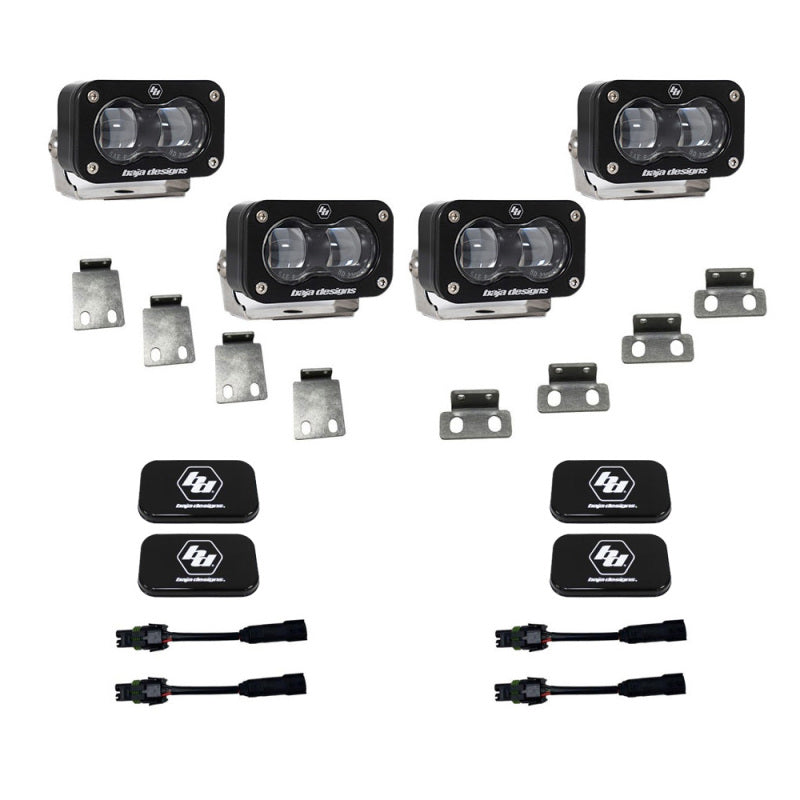 Baja Designs 21-22 Ford F-150 Raptor S2 SAE Dual Fog Pocket Light Kit - Clear Baja Designs 21-22 Ford F-150 Raptor S2 SAE Dual Fog Pocket Light Kit - Clear