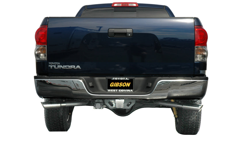 Gibson 14-19 Toyota Tundra SR 4.6L 2.5in Cat-Back Dual Extreme Exhaust - Stainless Gibson 14-19 Toyota Tundra SR 4.6L 2.5in Cat-Back Dual Extreme Exhaust - Stainless