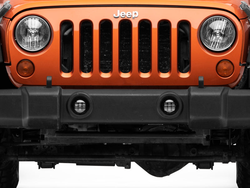 Raxiom 07-22 Jeep Wrangler JK/JL Axial Series Tri-Bar LED Fog Lights- White Raxiom 07-22 Jeep Wrangler JK/JL Axial Series Tri-Bar LED Fog Lights- White