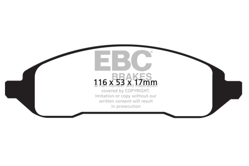 EBC 04-07 Ford Freestar 3.9 Greenstuff Rear Brake Pads EBC 04-07 Ford Freestar 3.9 Greenstuff Rear Brake Pads