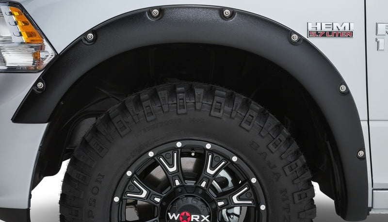 Stampede 2009-2018 Dodge Ram 1500 67.4/76.3/96.3in Ruff Riderz Fender Flares 4pc Textured Stampede 2009-2018 Dodge Ram 1500 67.4/76.3/96.3in Ruff Riderz Fender Flares 4pc Textured