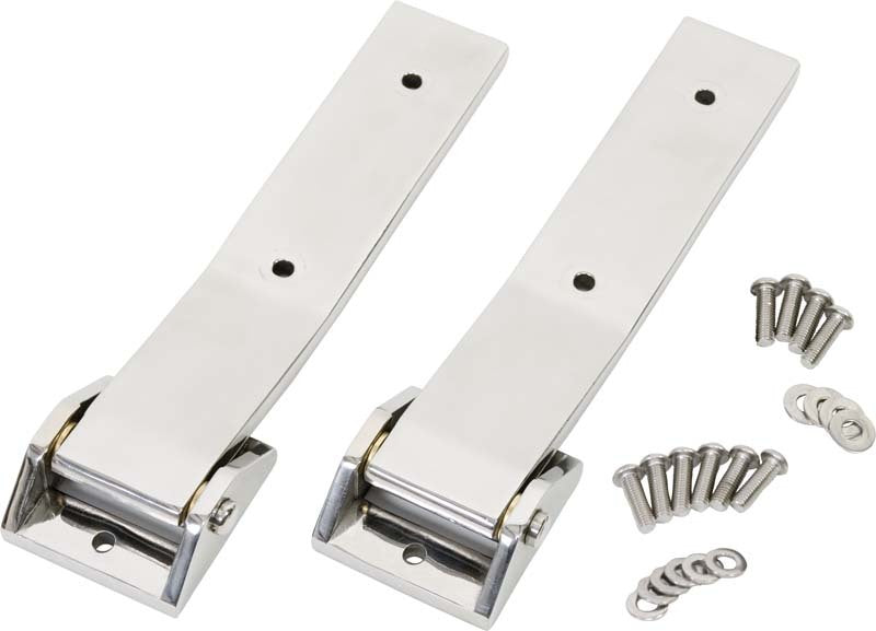 Kentrol 07-18 Jeep Wrangler JK Tailgate Hinge Pair - Polished Silver Kentrol 07-18 Jeep Wrangler JK Tailgate Hinge Pair - Polished Silver